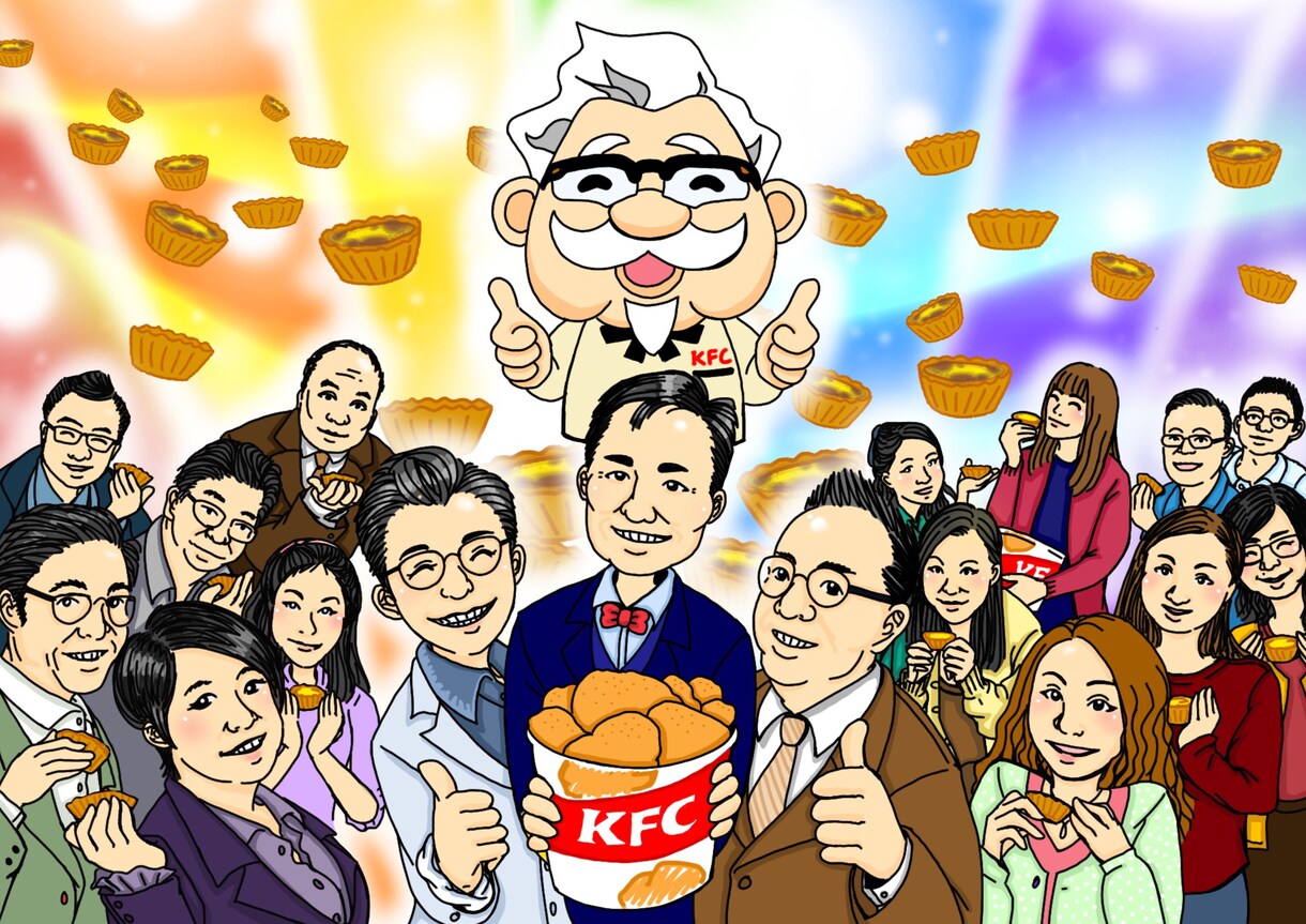 似顔絵、イラストを描きます 似顔絵、イラストまたはポスターやアイコンデザイン イメージ3