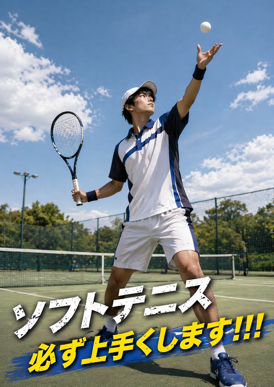 ソフトテニス勝ちたい方の上達方法を指導ます 全国大会上位を経験している現役選手が指導します！！！ イメージ1