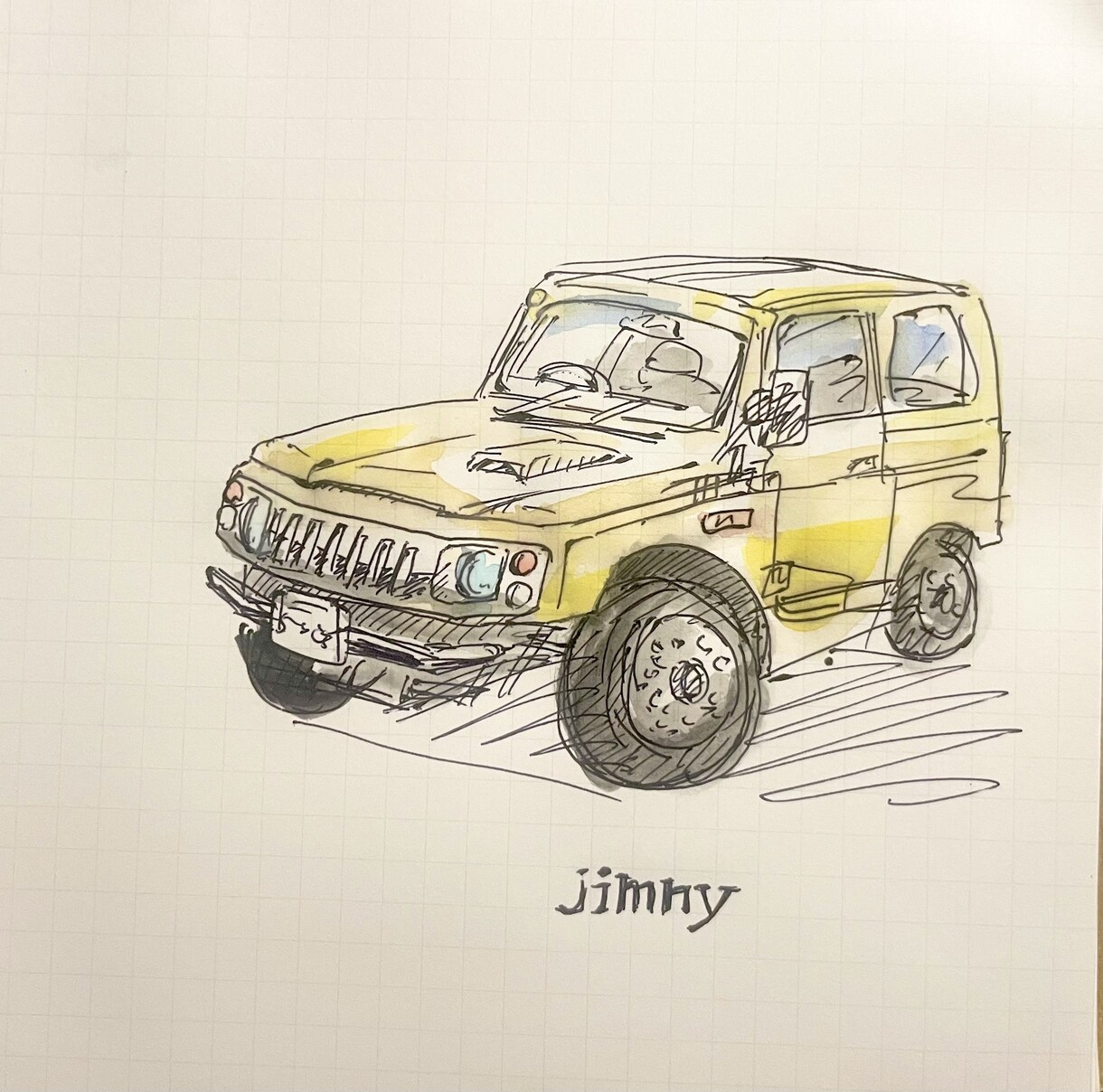 愛車の似顔絵イラスト描きます 愛車のイラスト描きます！趣のある水彩画です！ イメージ4