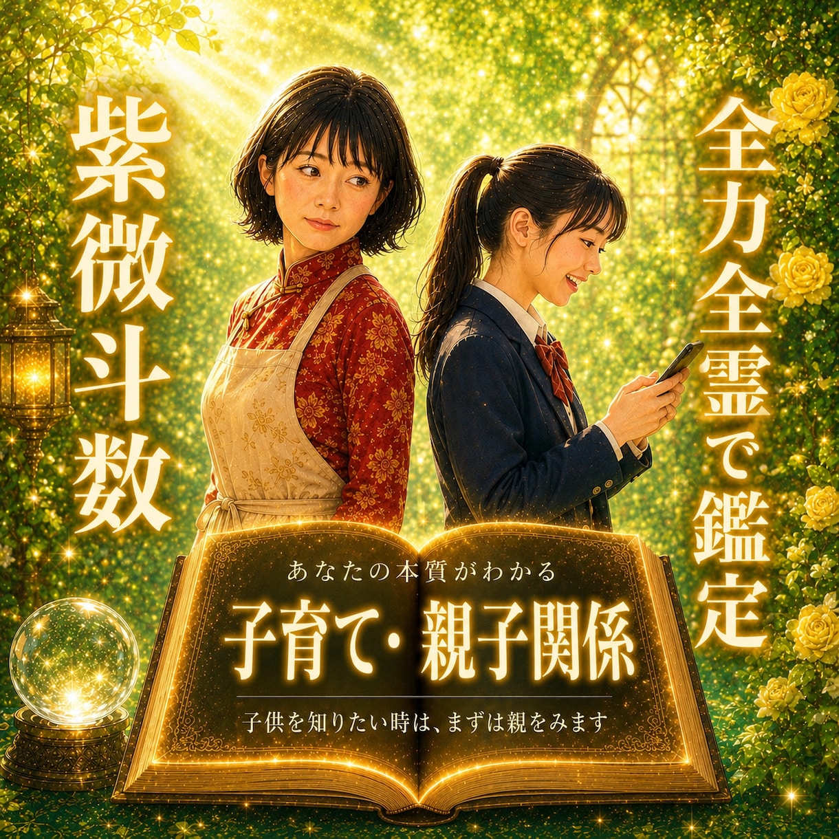 紫微斗数♥️ で親子関係・子育てを鑑定します ✨本質鑑定・カウンセリングで子供への接し方がわかる✨ イメージ1