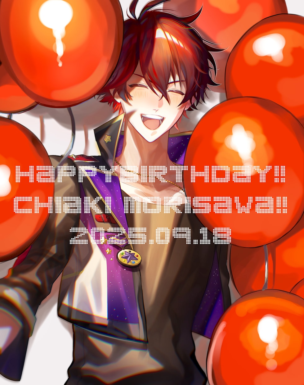 サムネ、歌ってみた、記念グッズ等イラスト制作します ☆男性イラストが得意！魅力たっぷりの男性に仕上げます☆ イメージ3