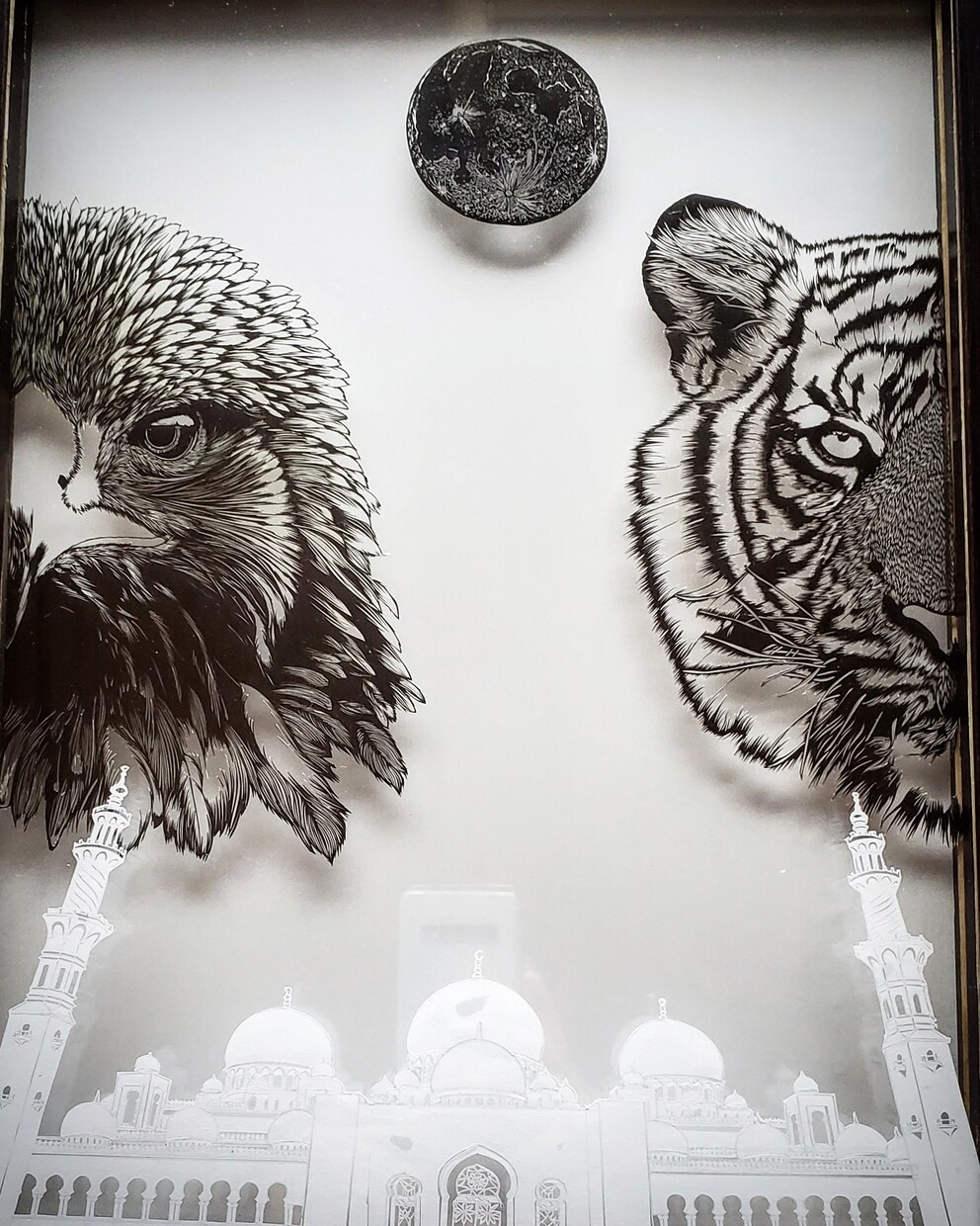 細かい切り絵を製作します 写真のようなリアルな切り絵を部屋に飾りたい方へ イメージ6