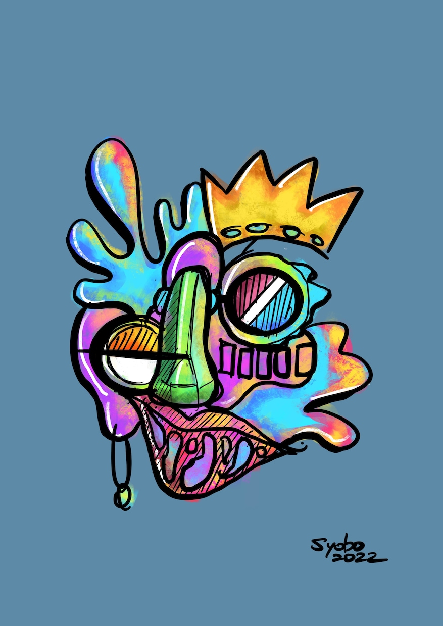 お客様とコラボして世界に一つの絵画をお描きします syoboartのfaceシリーズを手に入れませんか？ イメージ6