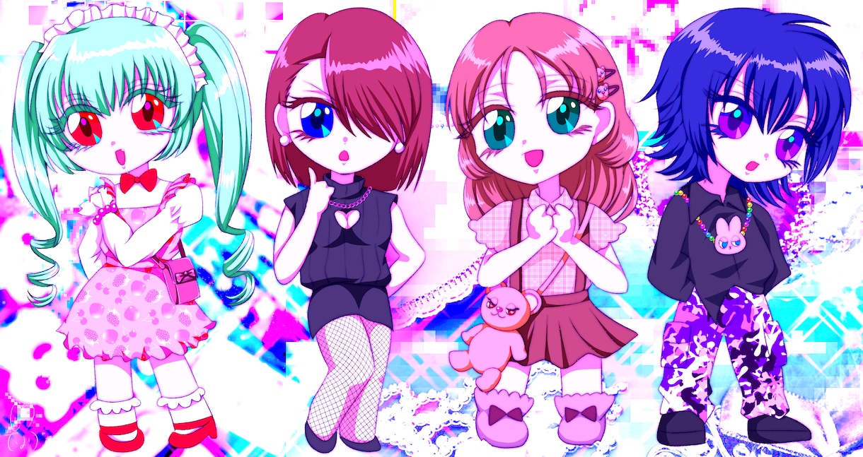 デフォルメイラスト描きます フレッシュで可愛らしいデフォルメ！ イメージ2