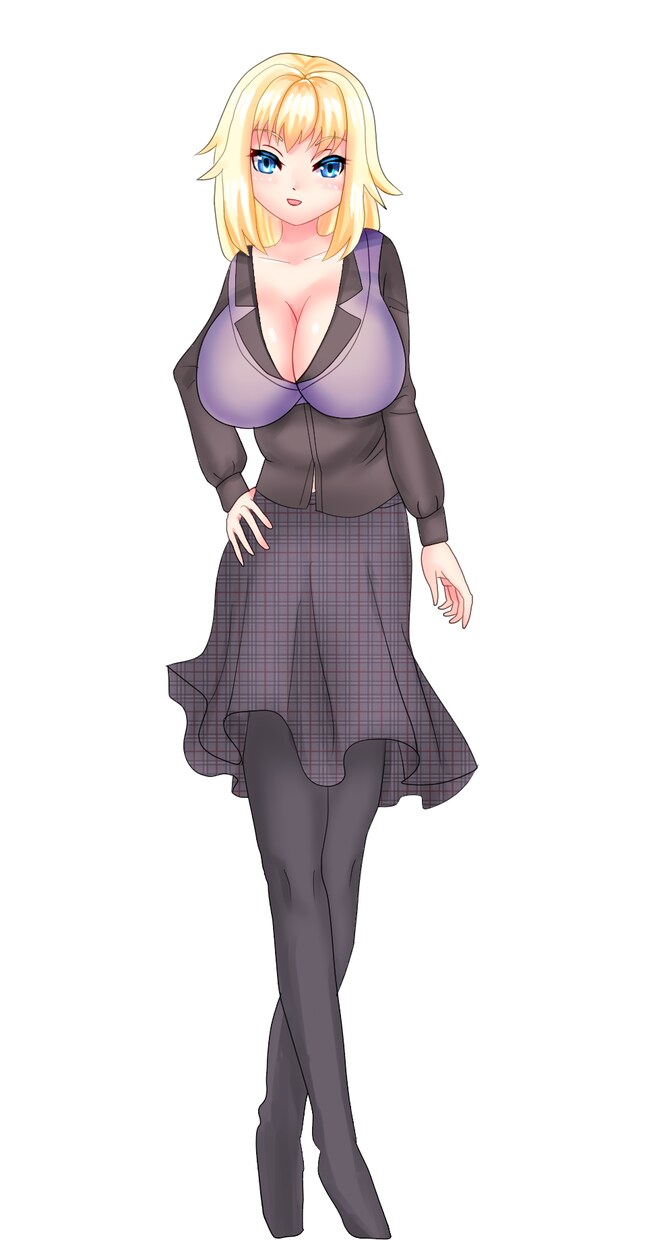 キャラクター立ち絵一枚+表情差分４枚まで描きます ゲームや動画に使えるオリジナルの立ち絵を描きますよ！ イメージ6