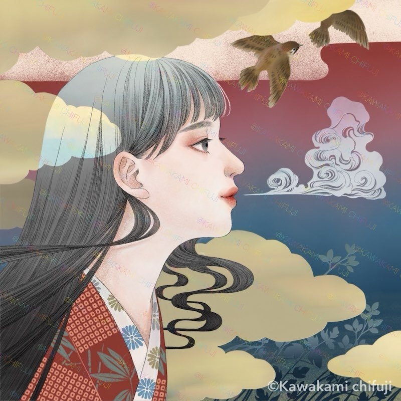 繊細な和のイラストを制作いたします 日本の伝統美を取り入れた和風イラストを制作いたします。 イメージ2