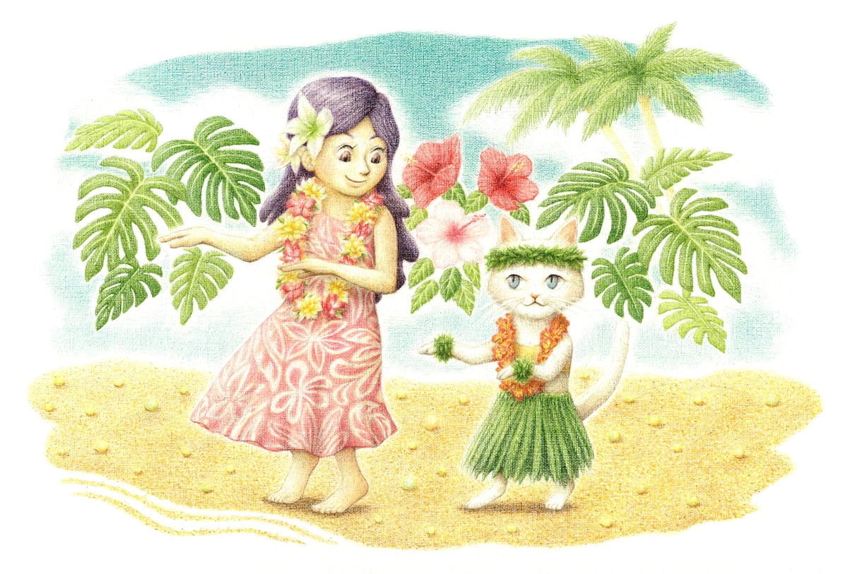 イラスト制作します 色鉛筆の優しいタッチで、不思議でかわいい絵を作りませんか イメージ2