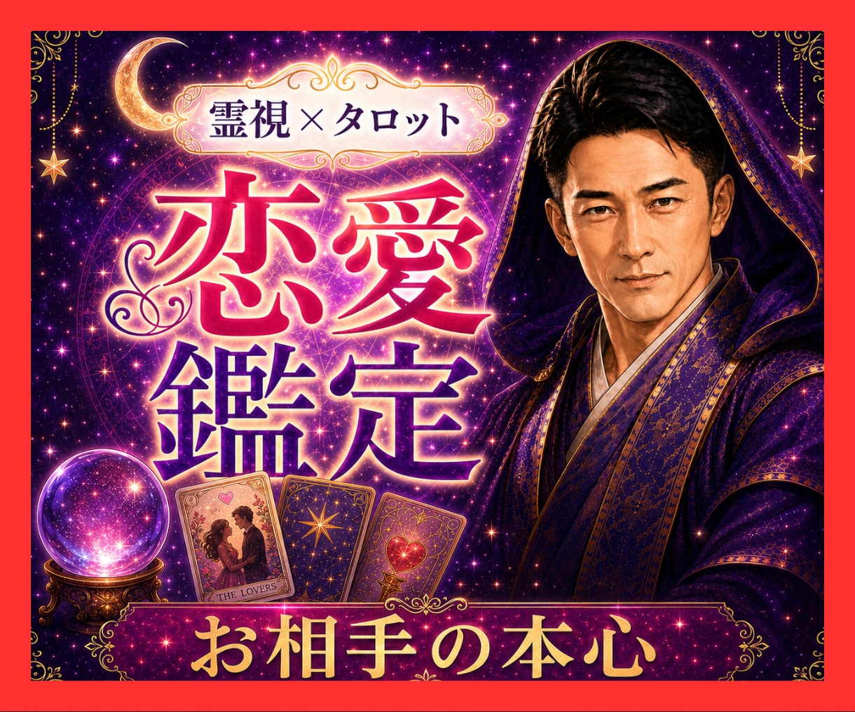 霊視タロット✡️あの人の本心・魂の声を読み解きます 片思い・復縁・彼の本心。魂の声を視えたままお伝えします イメージ1