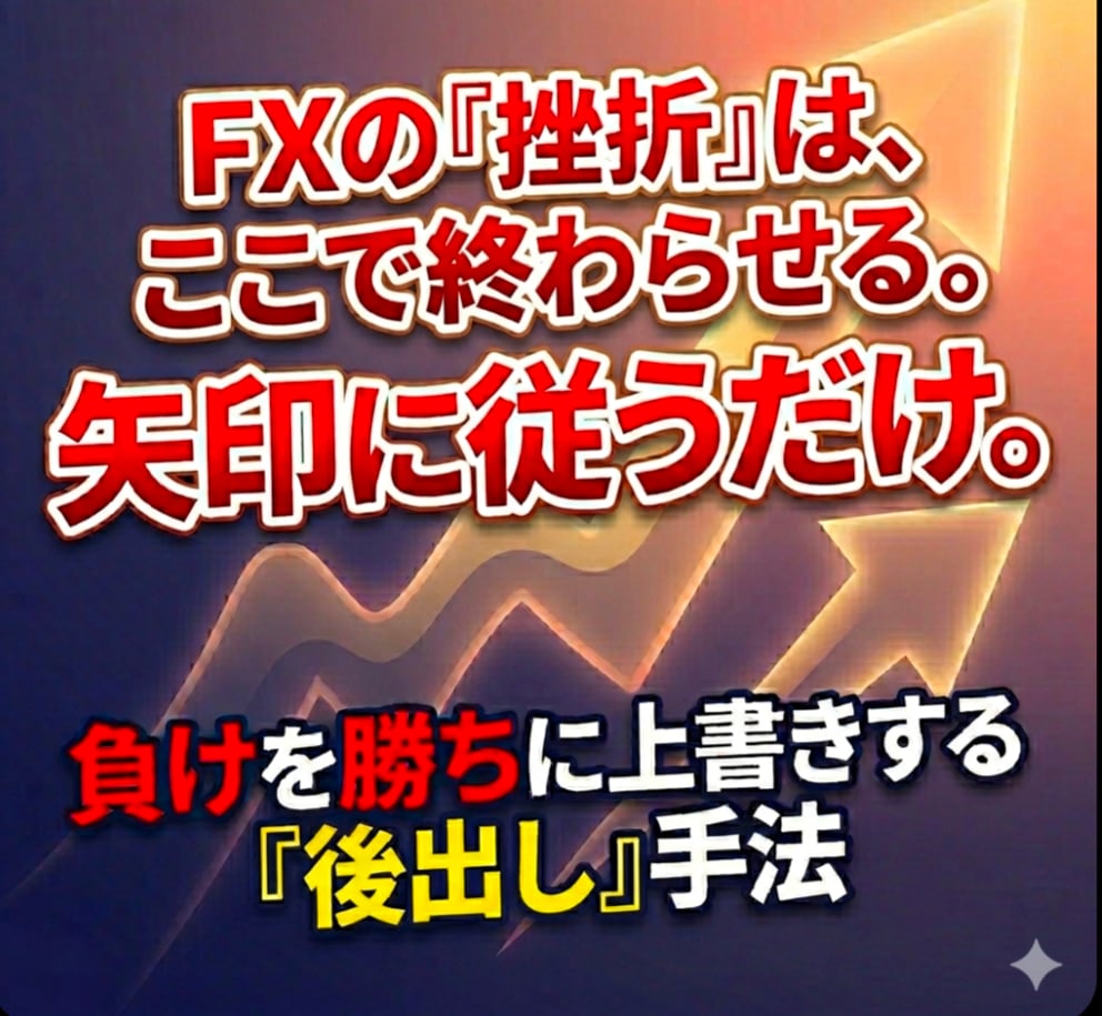 FXは操作されてる⁉️なら裏をかいてもぎ取らせます 初心者も一瞬でわかる❗️矢印ぴょん→エントリ→待つだけの手法 イメージ1