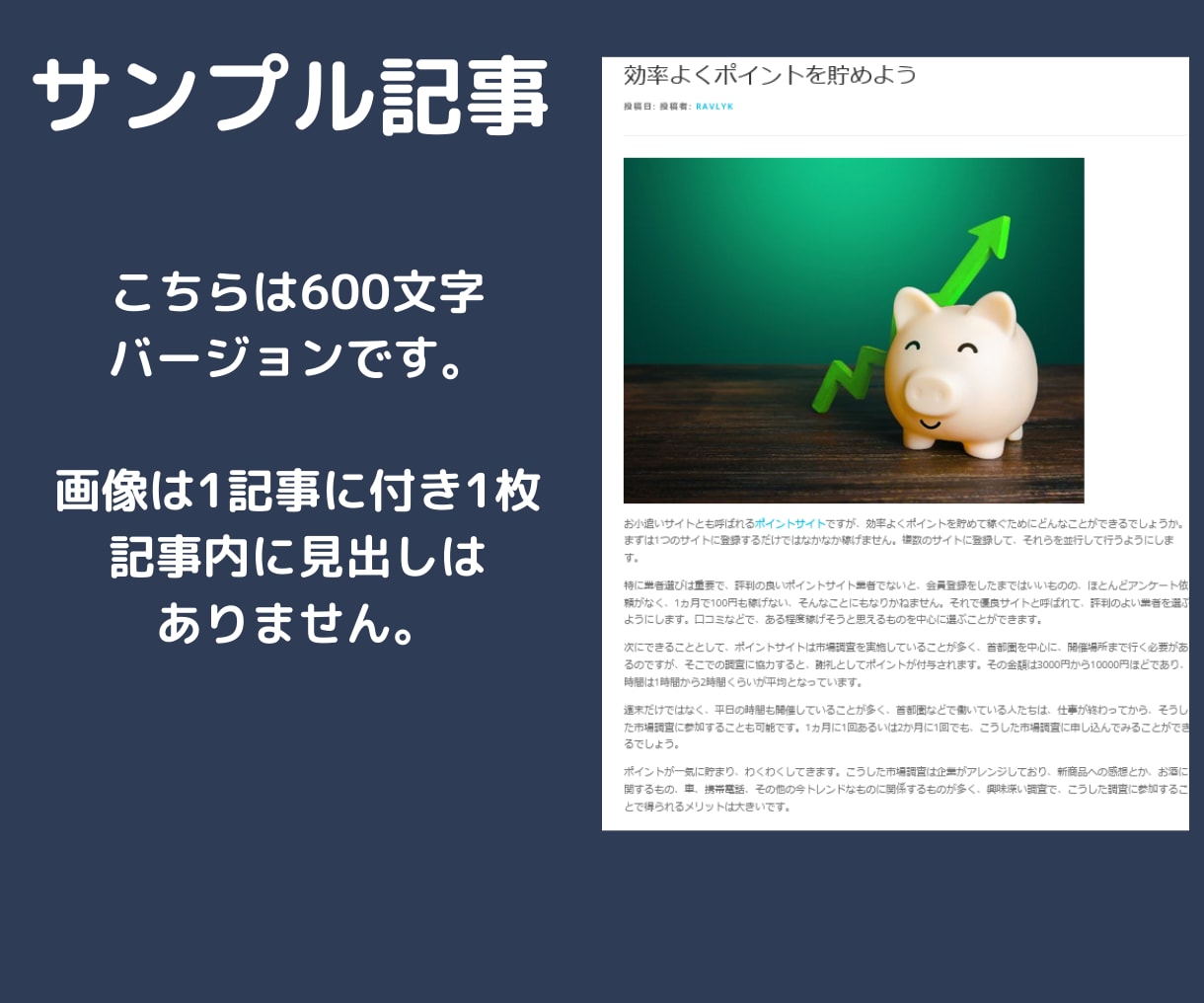 画像付の記事600文字からリンクします IPも分散！最大20種類の独自ドメインからの被リンクサービス イメージ3
