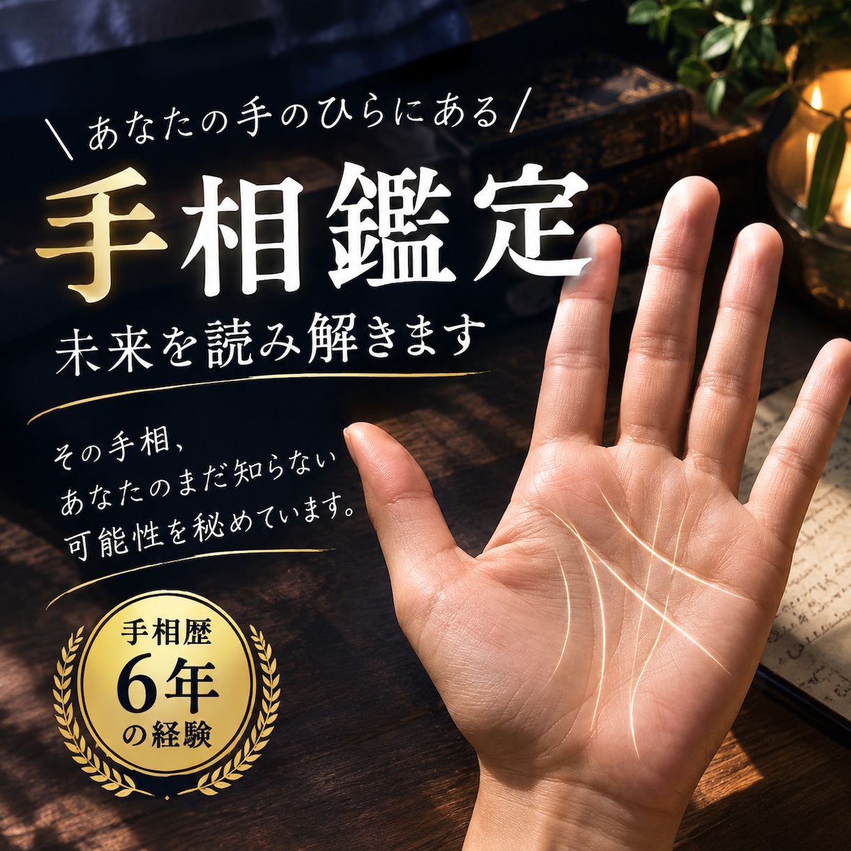 手相を分析して占います 迷っているあなたへ。手相から未来へのヒントを見つけ出します。 イメージ1