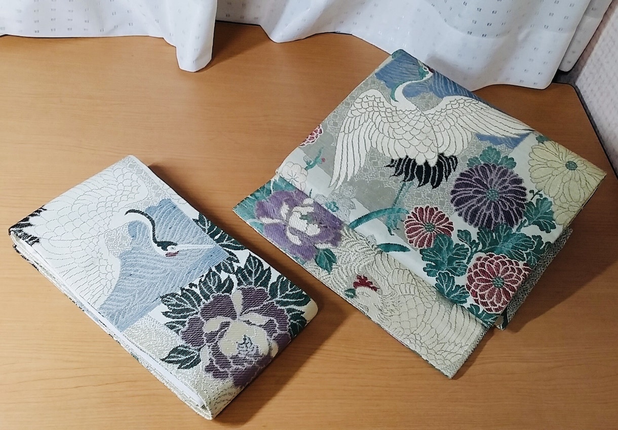 お手持ちの袋帯を簡単二部式作り帯に仕立て直します 作り帯が一本あれば着物へのハードルはグッと下がります イメージ6
