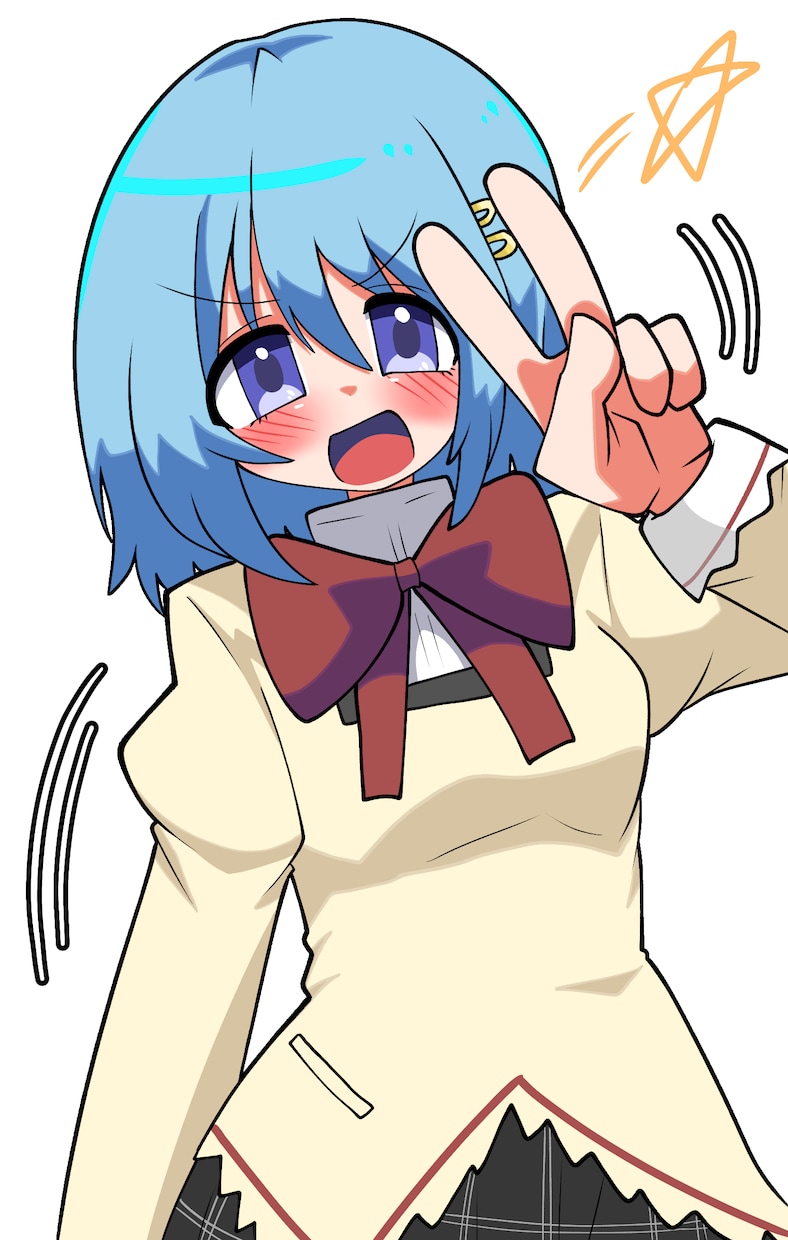 可愛いキャラを描きます 一次創作•二次創作の女性キャラクターを描きます！ イメージ4