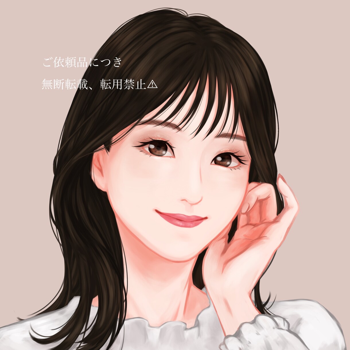 厚塗り風アイコン・ヘッダー用のイラスト描きます 綺麗かつ丁寧で、人目を引くアイコンを提供します。 イメージ3