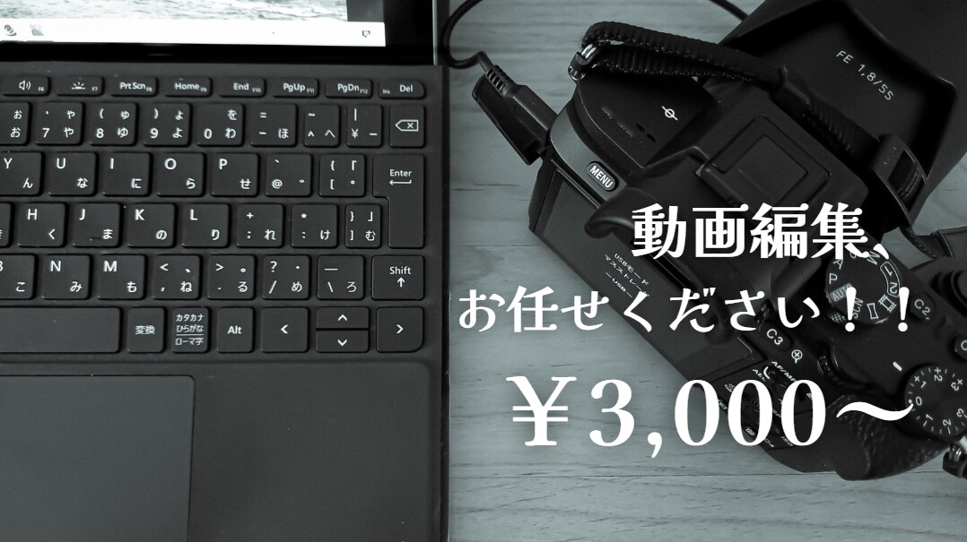 皆さんの動画作成お手伝いします 最安値でスピード感あるサービスを提供します！ イメージ1
