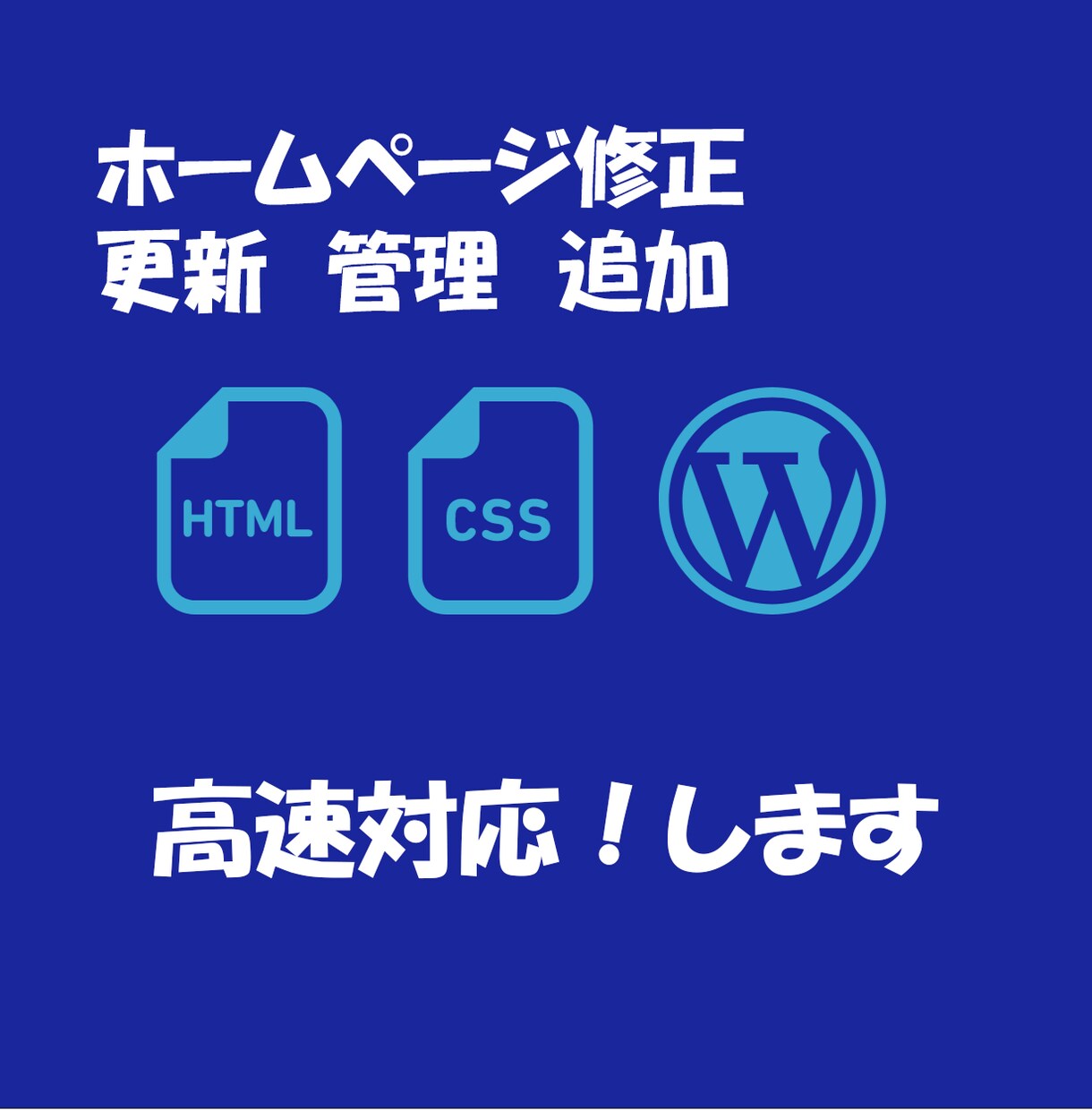 ホームページ修正・ブログの修正・更新・編集します html、css、wordpress、サイトの修正・更新 イメージ1