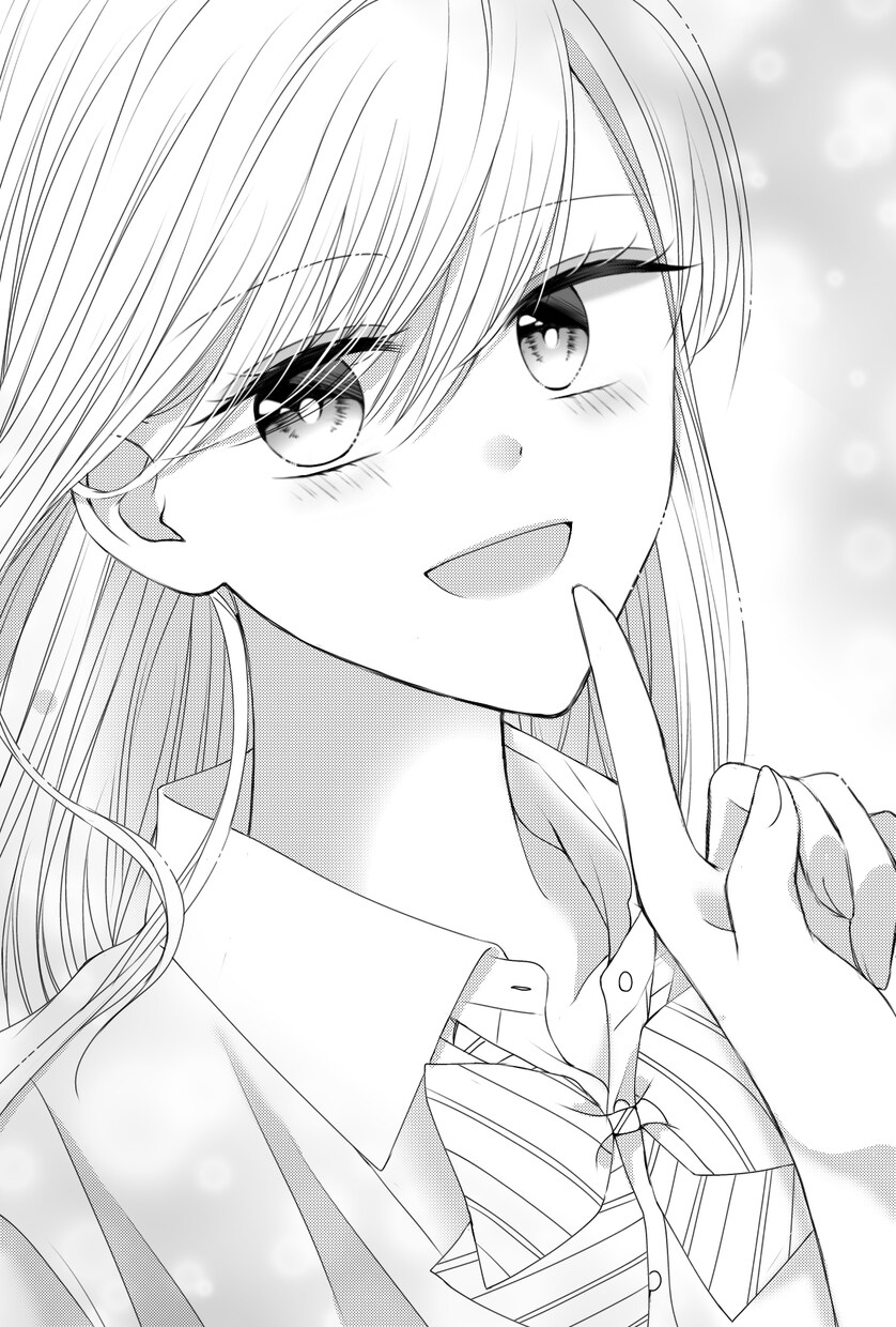 少女漫画風モノクロイラストをお安く描きます SNSアイコンや商用ok！少女漫画な絵柄の白黒イラストです！ イメージ1