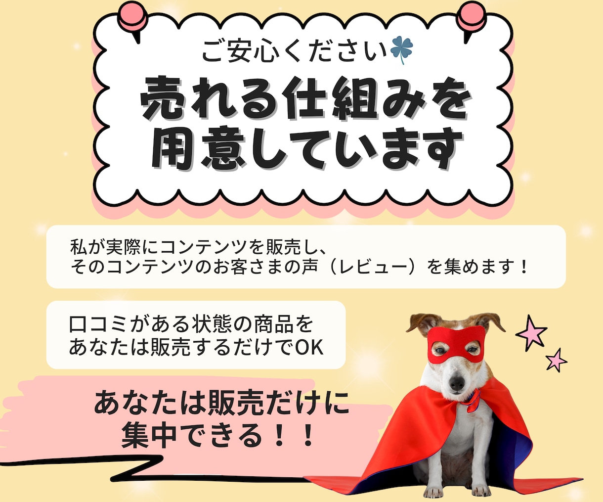 売れるコンテンツをあなたの代わりに作成します あなたは何もしなくてOK！面倒なコンテンツ作りは丸投げ イメージ6