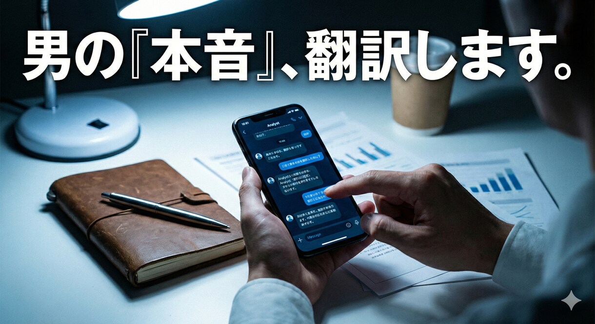 元ホストが「男の本音」と「彼の攻略法」を翻訳します 夜職・クズ男・音信不通複雑な恋愛の悩みを男性視点で分析します イメージ1