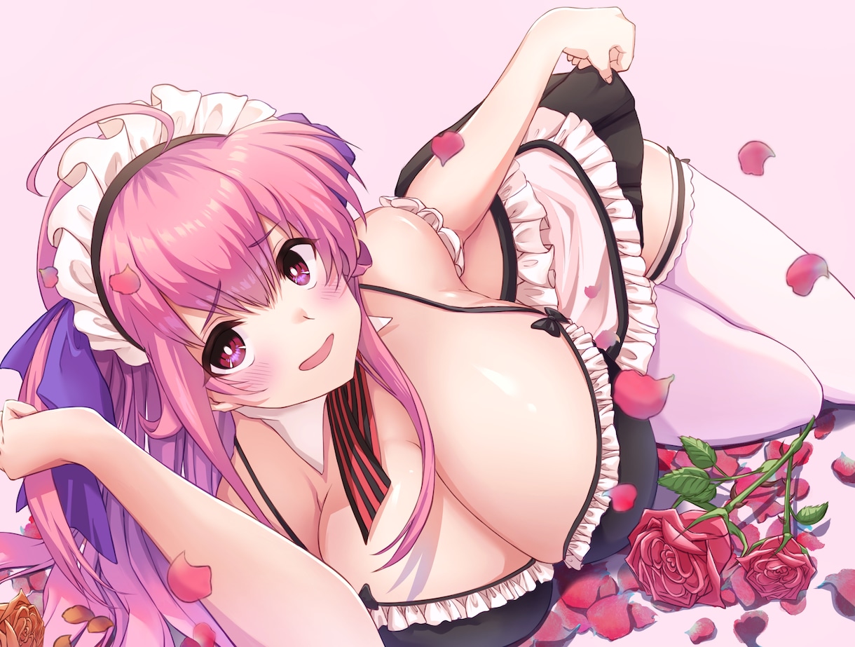 萌えな女の子のアイコン、ヘッダー描きます むちっとかわいい女の子ならお任せください⭐️ イメージ1