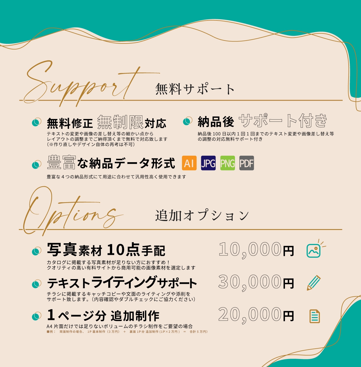 集客アップに直結！魅力的なチラシをデザインします 経歴10年以上のプロデザイナーがチラシ制作致します イメージ6