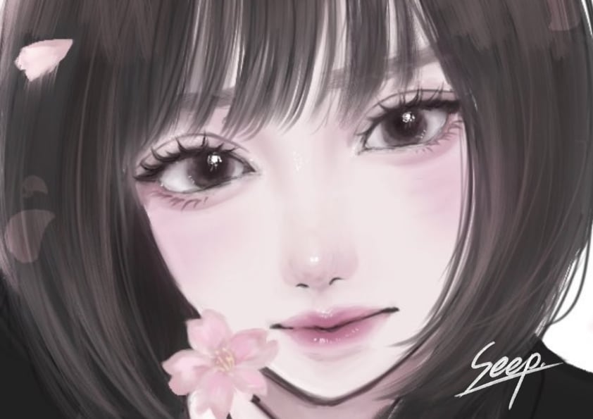 儚さの中にある美しさ｜オリジナルイラストを描きます 私の感性全開で描いて欲しい方へ✦︎丸投げ可能なサービスです イメージ1