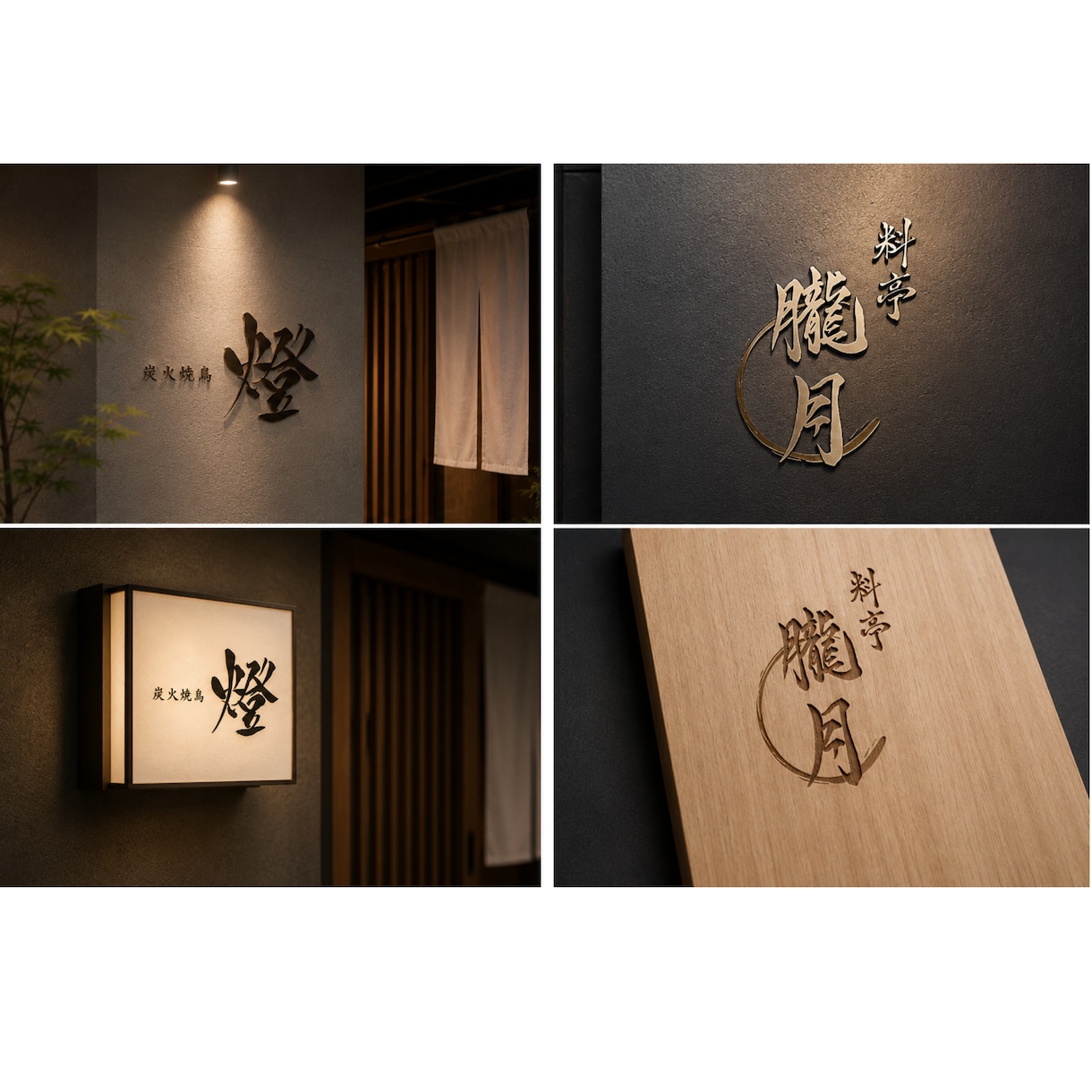 筆文字で印象に残るオリジナルをロゴ制作を承ります 飲食店や個人の方など幅広く対応いたします。AI納品にも対応 イメージ1