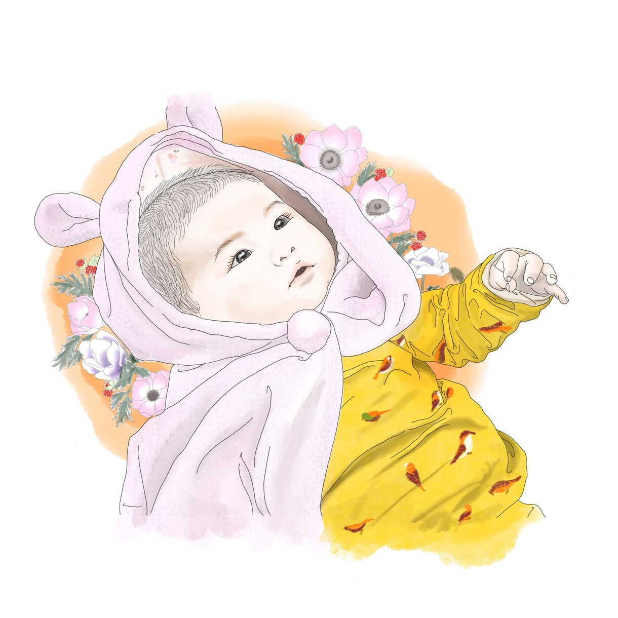 写真をベースに似顔絵イラストを描きます プレゼントもオススメ！お気に入りの写真をイラストに！ イメージ8