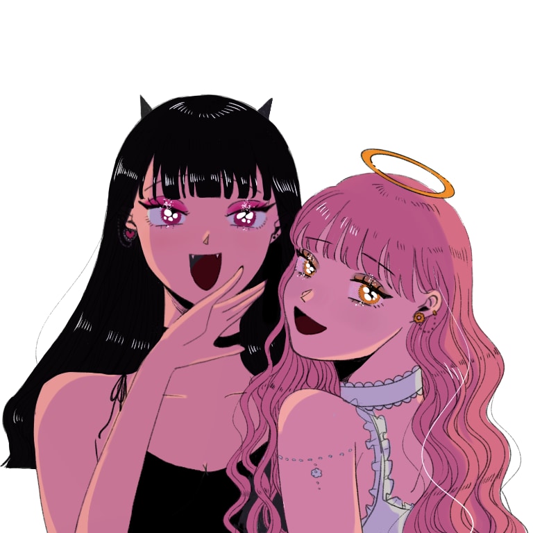 SNS用の女の子のアイコン描きます おしゃれで人の目を引くアイコンはいかがですか？ イメージ1