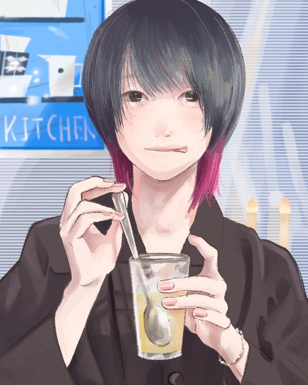 お洒落なイラストお描きします アイコンやプレゼント用にもおすすめです◎ イメージ2