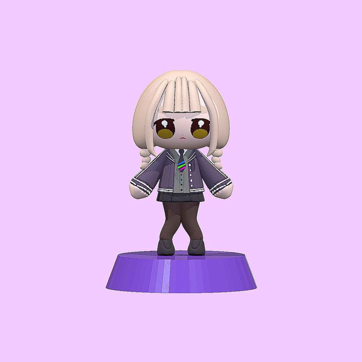 オリジナルキャラを3Dモデリングします 探索者や代理キャラなどのかわいい3D画像が欲しい方へ イメージ4