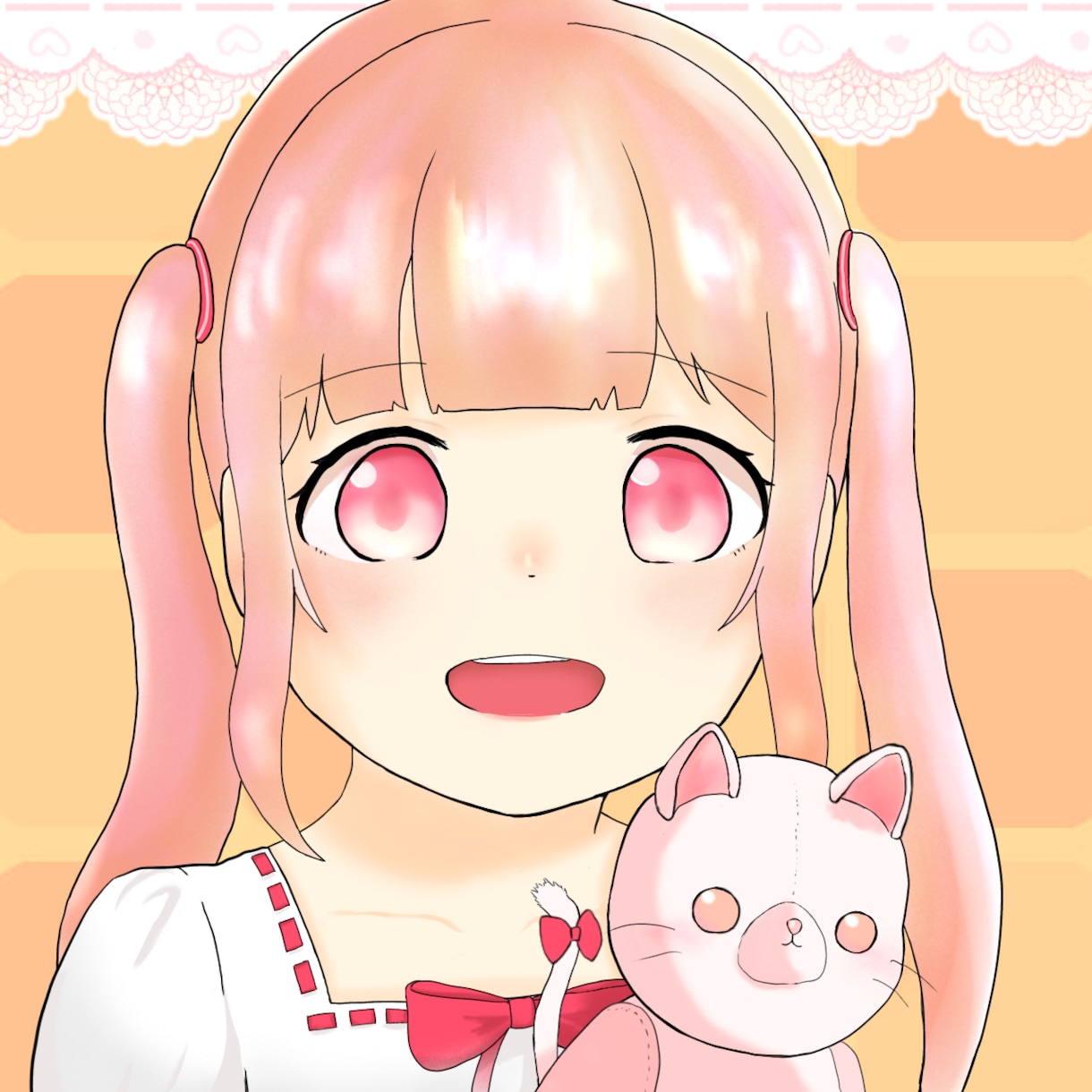 可愛い女の子のアイコン描きます 追加料金なし！商用利用ok！！ イメージ1