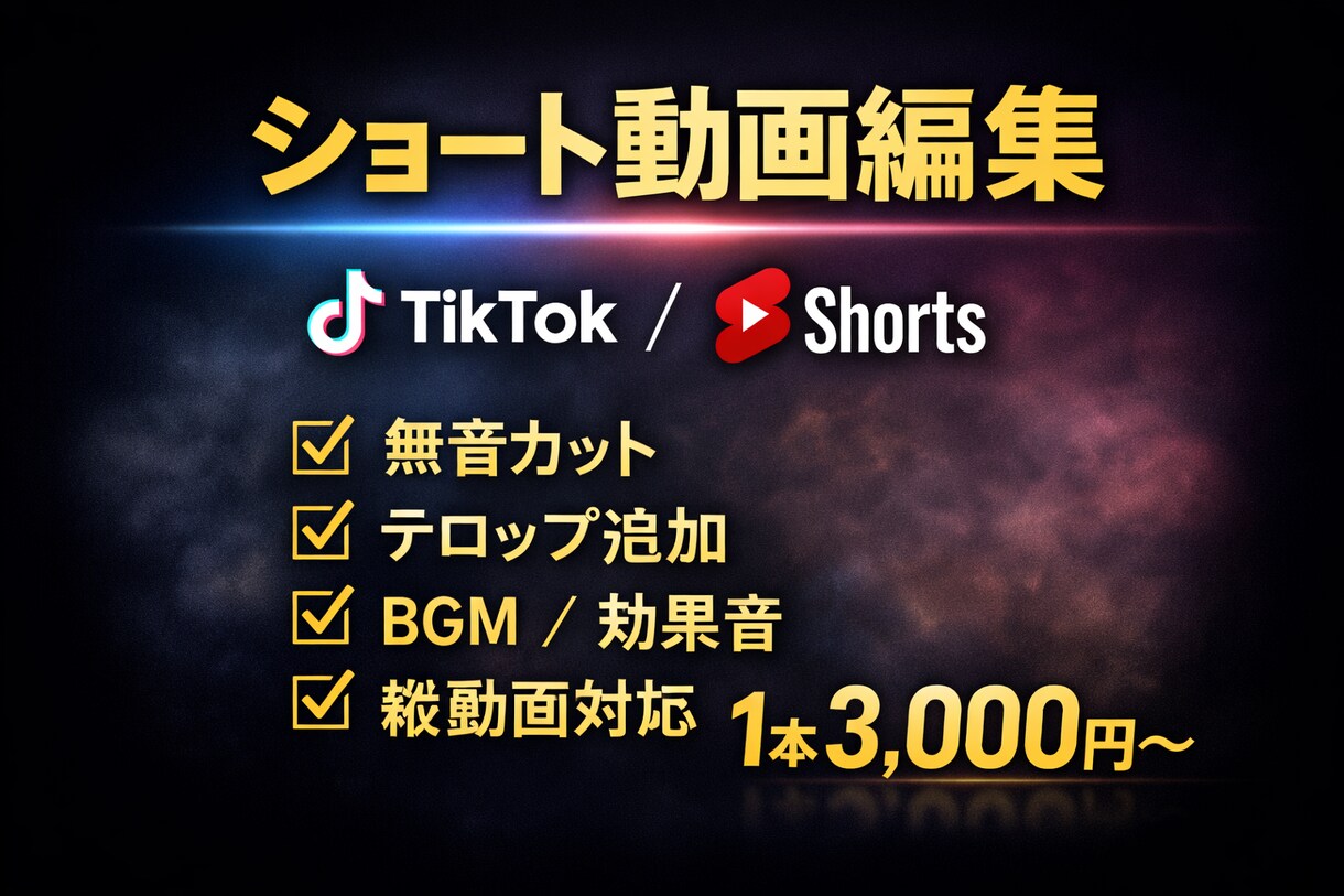 初心者歓迎TikTok&Shorts動画編集します 【実績作りOK】縦動画編集｜まずは1本から対応します イメージ2