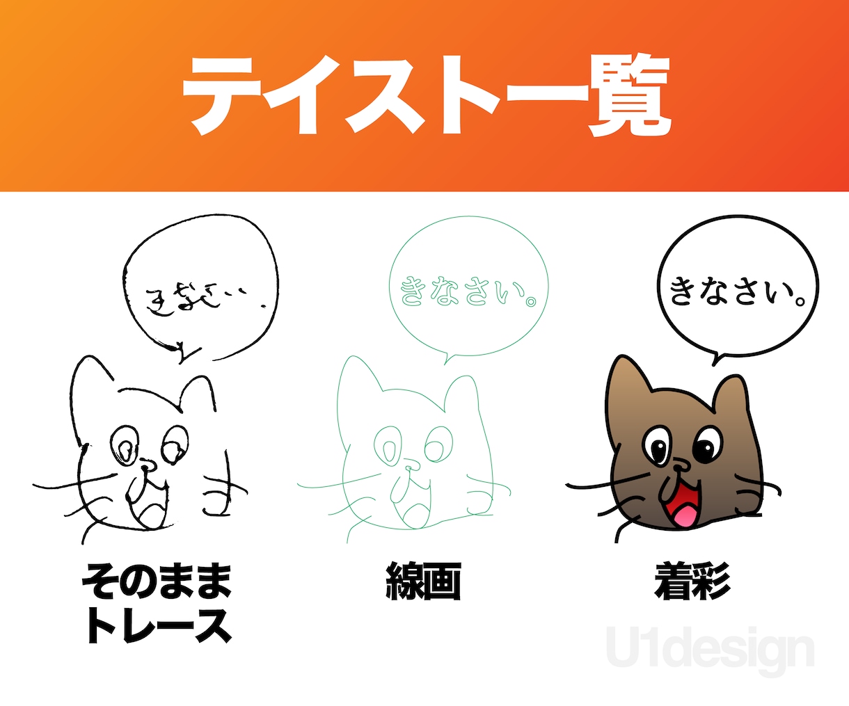 イラストの線画の作成・トレースいたします データ化してイラストの活用しましょう！ イメージ2