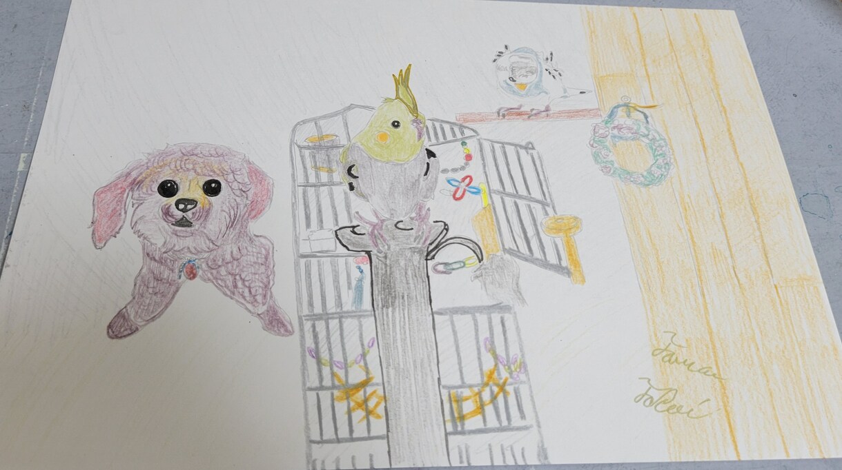 似顔絵を描くのが得意です。下書き～色鉛筆使ってます お客様に喜んでくれると嬉しいです。プレゼントしても喜しいです イメージ10