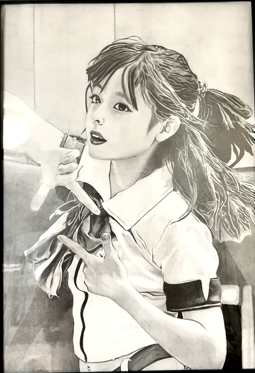 頂いた写真から鉛筆画でリアルな似顔絵をお描きします 思い出をデータとしてだけでなく実物を手元に残してみませんか？ イメージ1