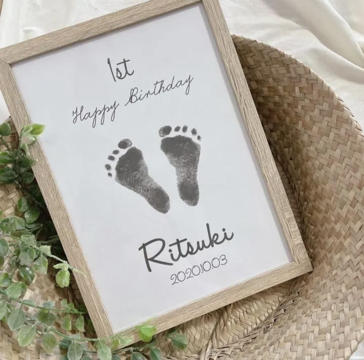 誕生日の記念に♩手形足形アートお作りします 0歳〜4歳にぴったり！世界で一つのプレゼント イメージ4
