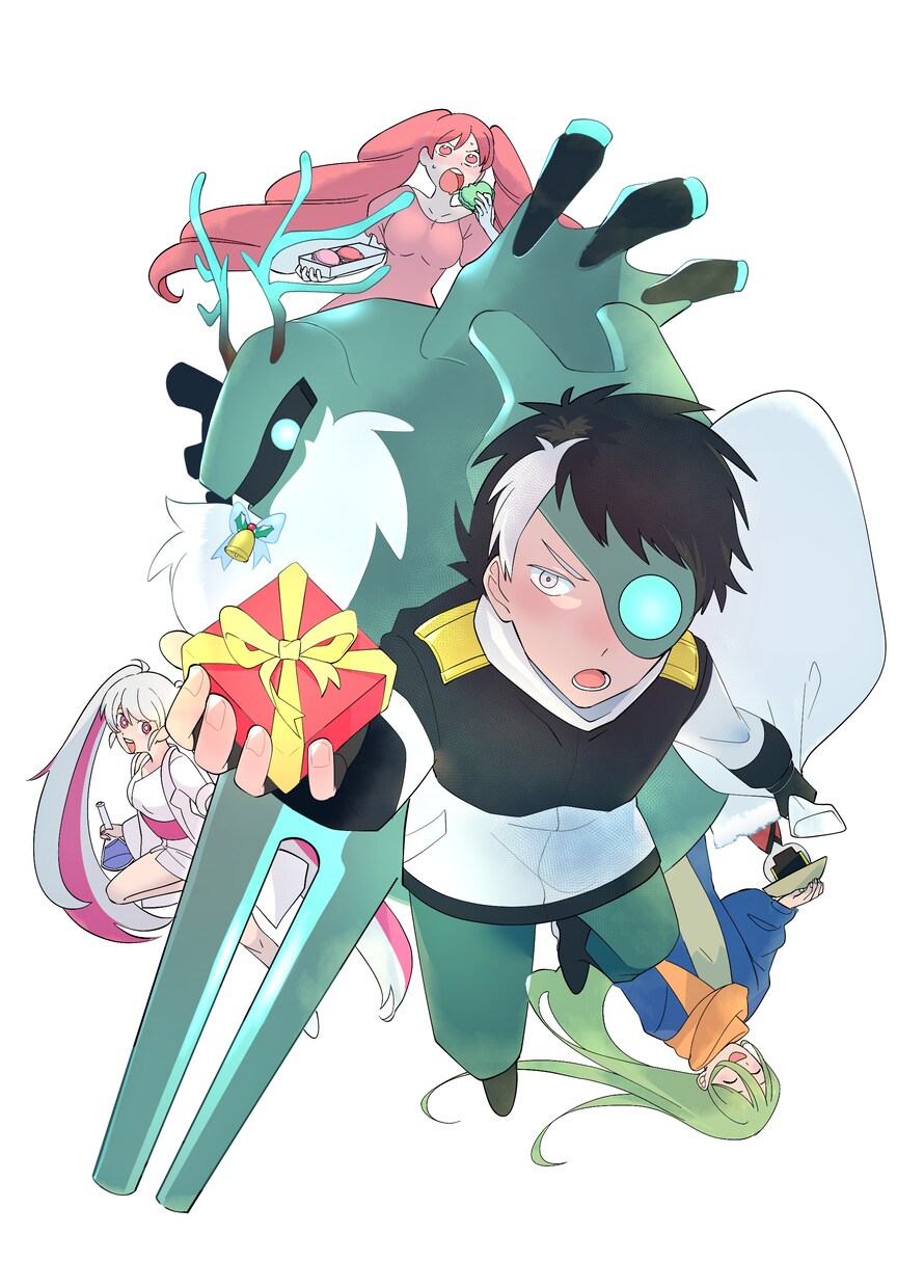 人間とモンスター・人外のペアイラストお描きします 自慢のキャラクターとモンスターの絆を深めるきっかけに イメージ2