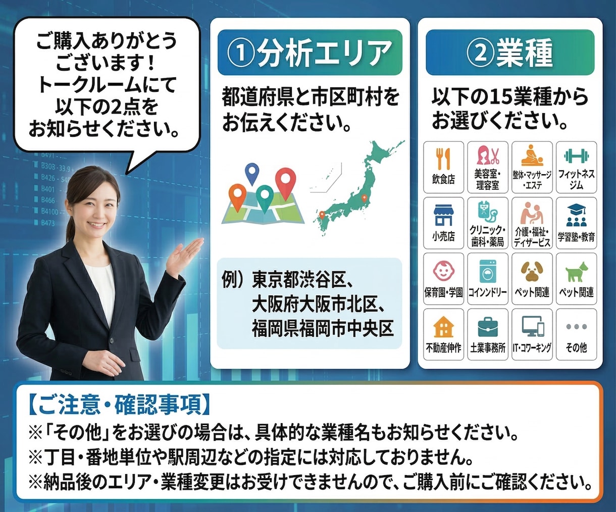 商圏分析レポートPDF　行政データ等より分析します 出店前の「なんとなく」を29データとAIスコアで確信に変える イメージ3