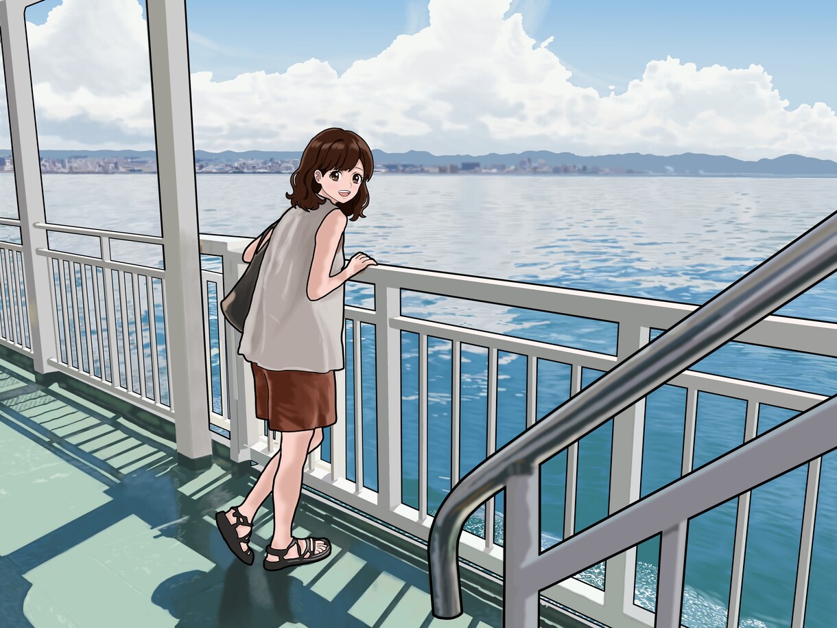 物語性のある背景付きイラストを制作します 丁寧なヒアリングで理想を形にします！ イメージ5