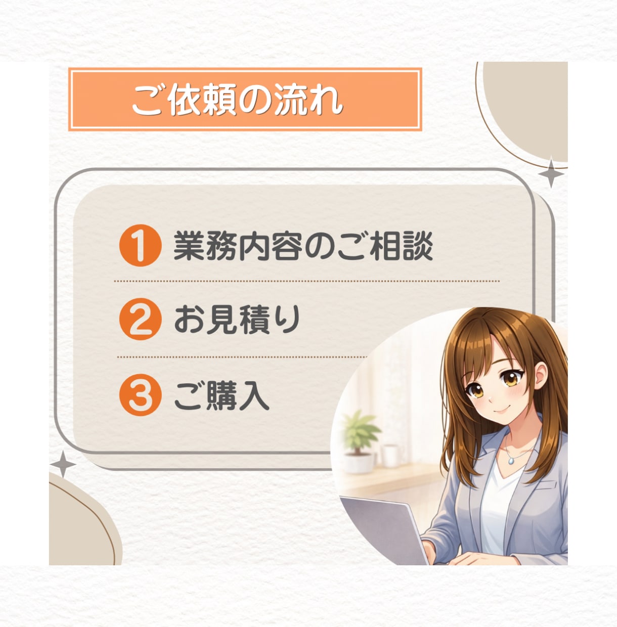 月20時間◎オンライン秘書が事務をサポートします 面倒な事務を手放して、本業に集中できる時間をつくります イメージ6