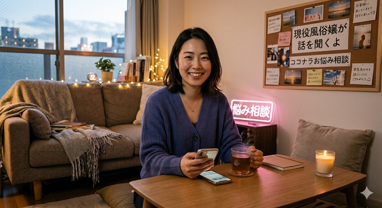 なんでも話を聴きます 現役風俗嬢がなんでも聞きます。 イメージ1