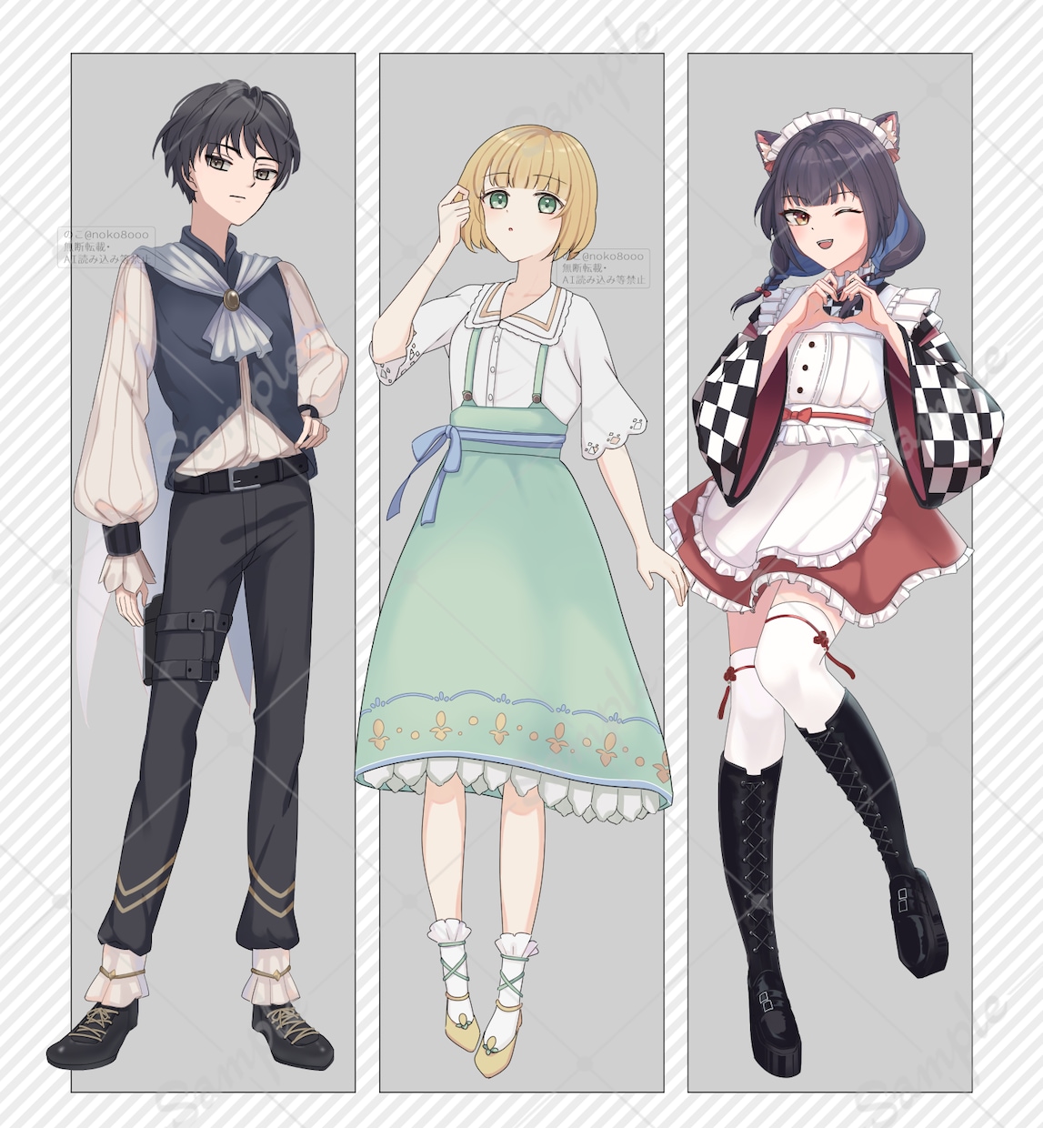 イラスト制作いたします アイコン、一枚絵、サムネなどに使えるイラストを制作します イメージ5