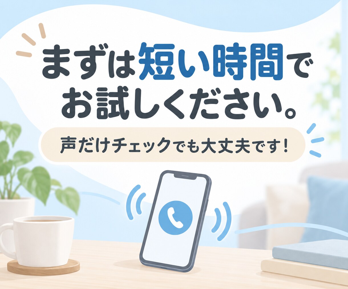 優しさ成分100%|心の整理整頓をお手伝いします ボイスサンプルは動画欄に!まずは短い時間からお試しくださいね イメージ10