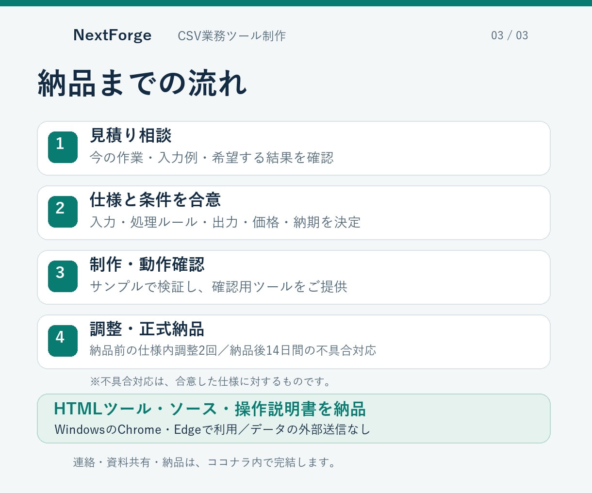 CSVの集計・照合ツールを作成します 毎月のコピペ・確認作業を、使いやすいツールに イメージ3