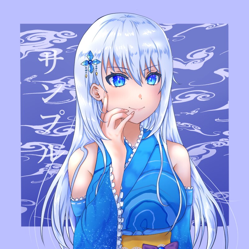 色鮮やかな美少女アイコン描きます 人目を惹く魅力的な雰囲気に仕上げます！ イメージ1
