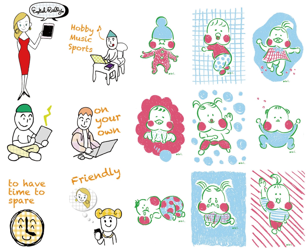 HP・紙面用イラストカット作成します！ イメージ3