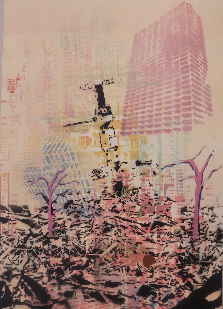 ステンシルを用いておしゃれなイラストを提供します アナログかつストリートアート感のあるデザインを提供 イメージ1