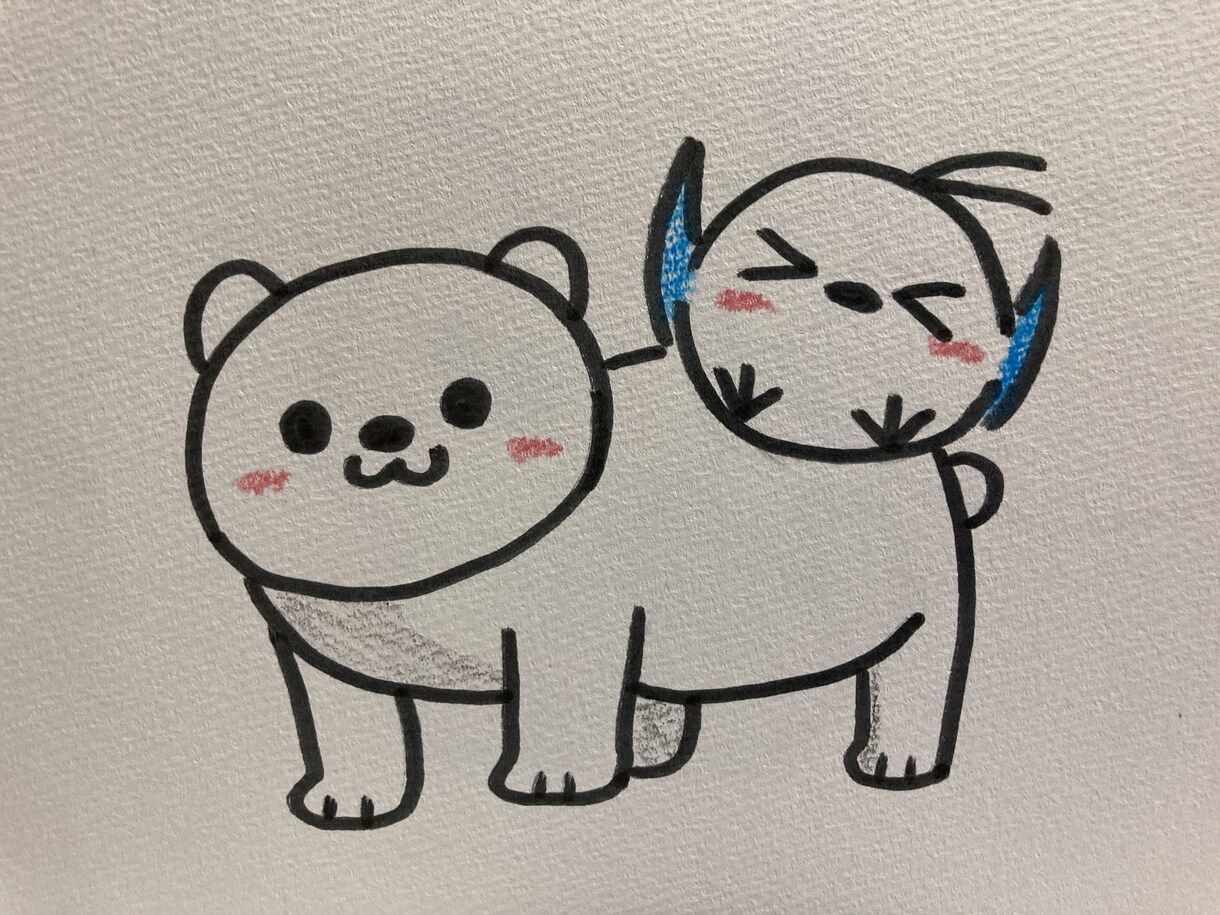 シマエナガ(愛称シマダ)手描きで描きます 世界に一つだけのシマダをあなたに イメージ2