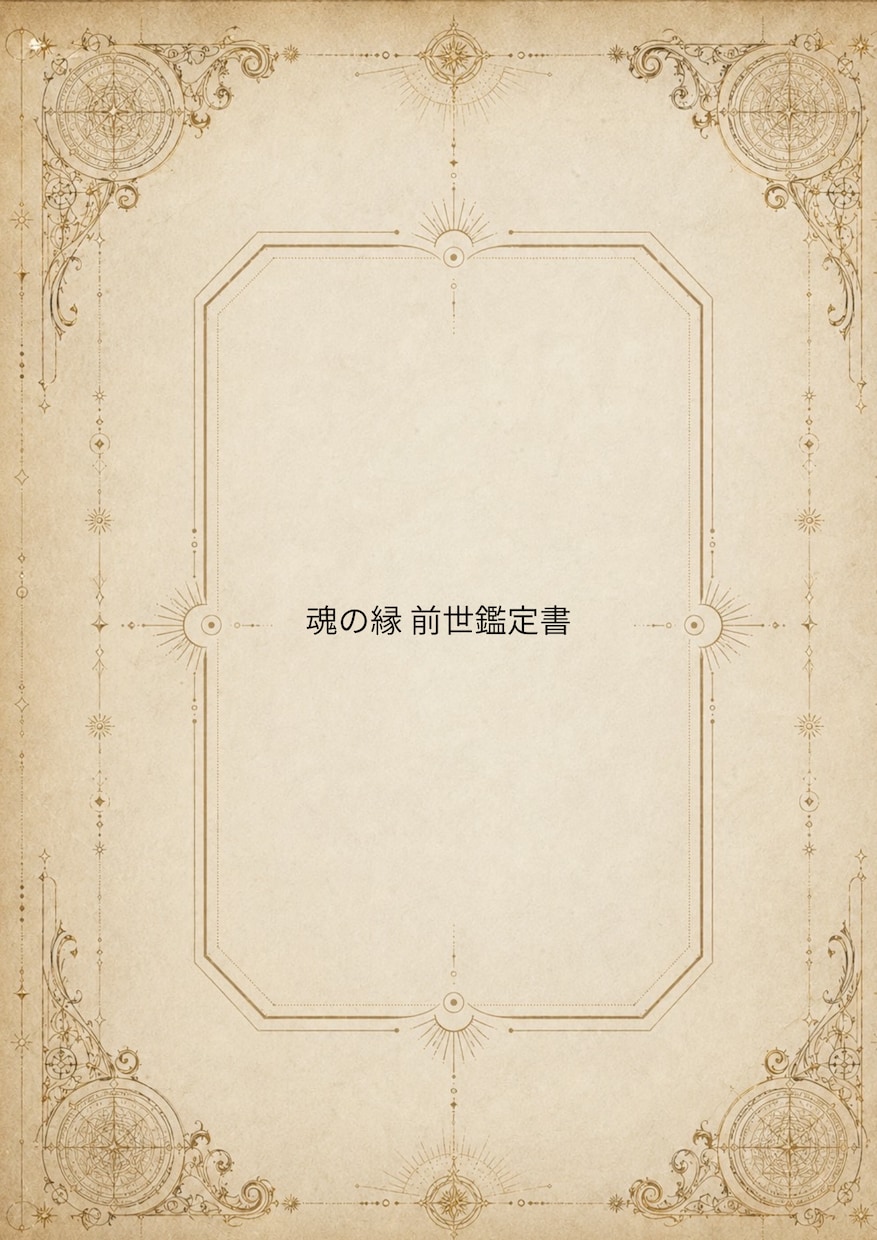 前世で繋がった2人|彼との魂の縁を鑑定します 実はその出会いは、偶然じゃない。 イメージ2
